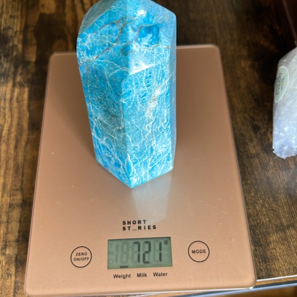 Large ✨Charged✨ Blue Apatite gemstone towers - Picture 8 of 11